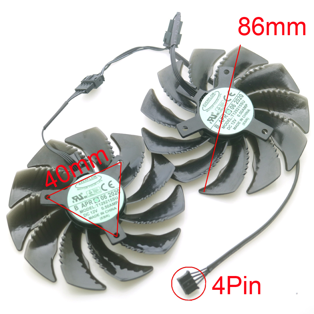 T129215SU 12V 0.50A 86mm VGA F - Air Cooler Cpu recension och pris