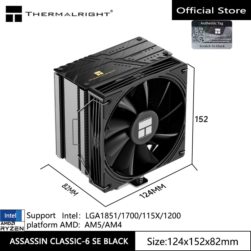 Thermalright ASSASSIN CLASSIC- - Cpu Heatsink recension och pris