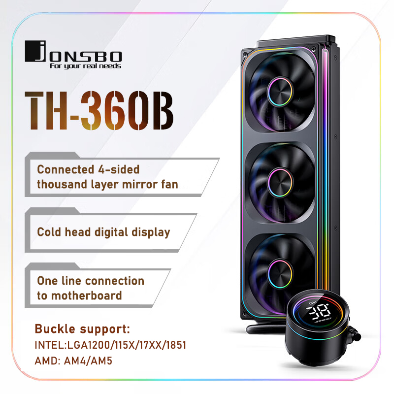 Jonsbo TH-360 AIO CPU Liquid C - Aio Liquid Cooler recension och pris
