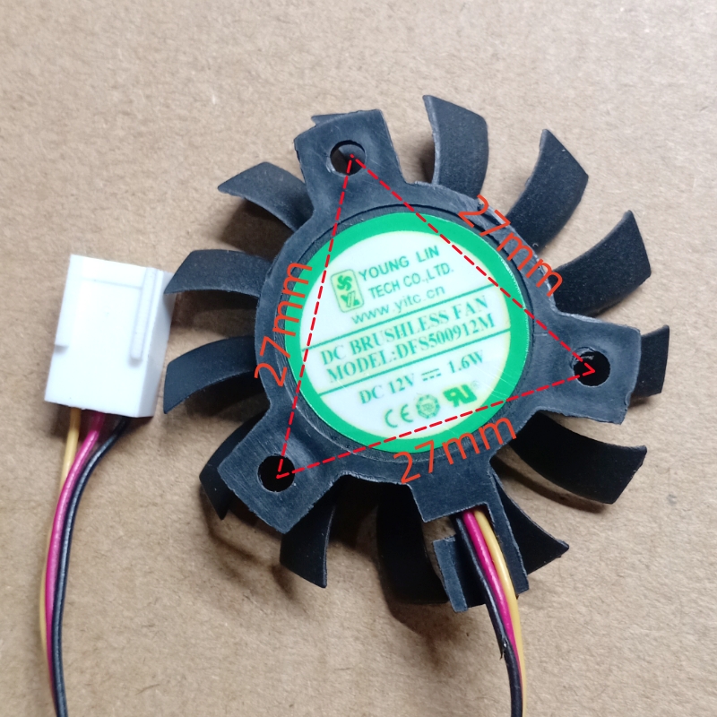 1PC New for DFS500912L DFS5009 - Air Cooler Cpu recension och pris