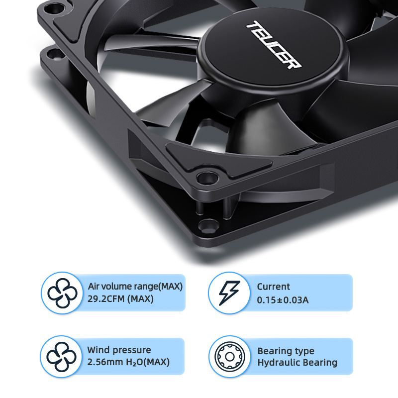 Teucer UT-8015 8CM Chassis Fan - Gpu Cooler recension och pris