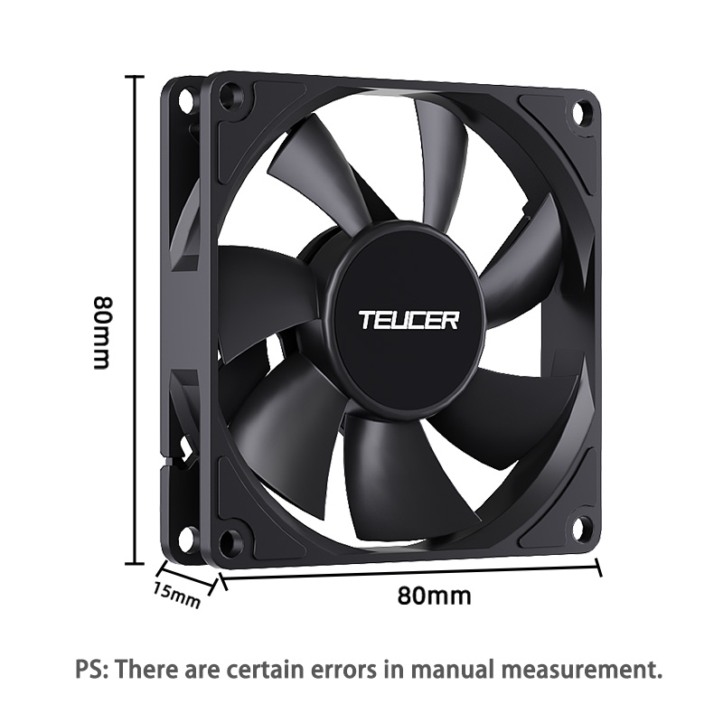Teucer UT-8015 8CM Chassis Fan - Gpu Cooler recension och pris